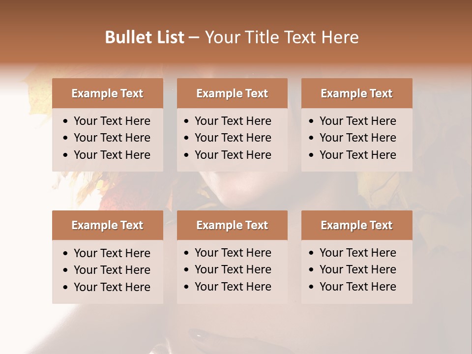 Orange Person Nature PowerPoint Template