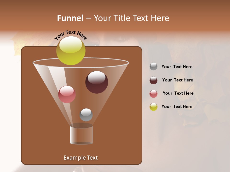 Orange Person Nature PowerPoint Template