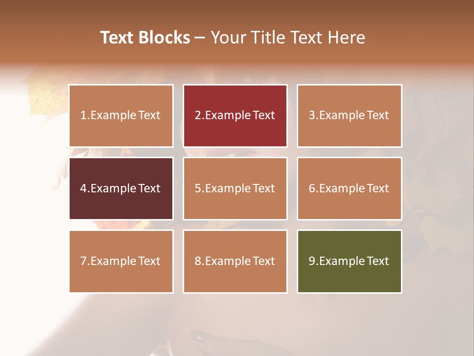 Orange Person Nature PowerPoint Template