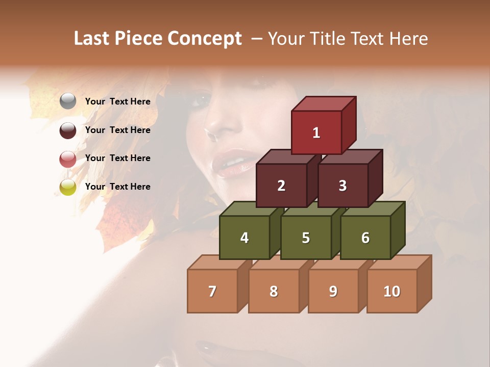 Orange Person Nature PowerPoint Template