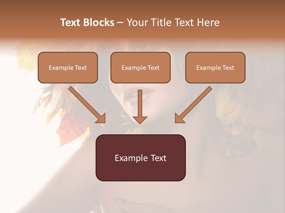 Orange Person Nature PowerPoint Template