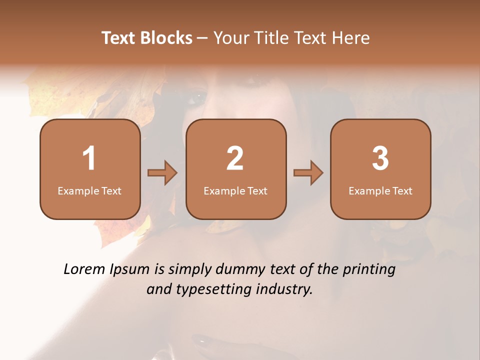 Orange Person Nature PowerPoint Template