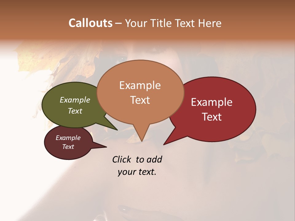 Orange Person Nature PowerPoint Template