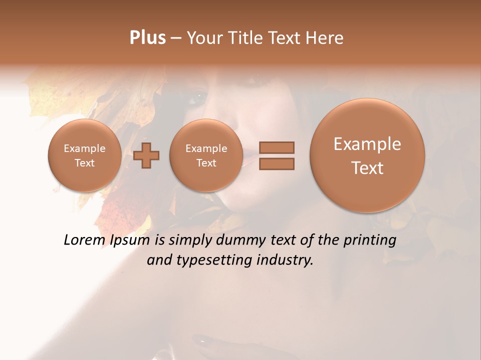 Orange Person Nature PowerPoint Template