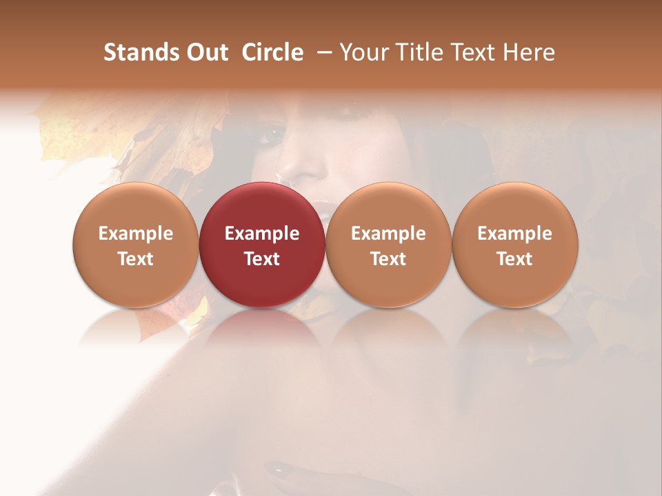 Orange Person Nature PowerPoint Template