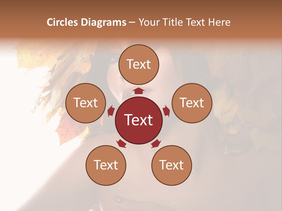 Orange Person Nature PowerPoint Template