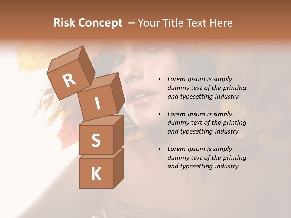 Orange Person Nature PowerPoint Template