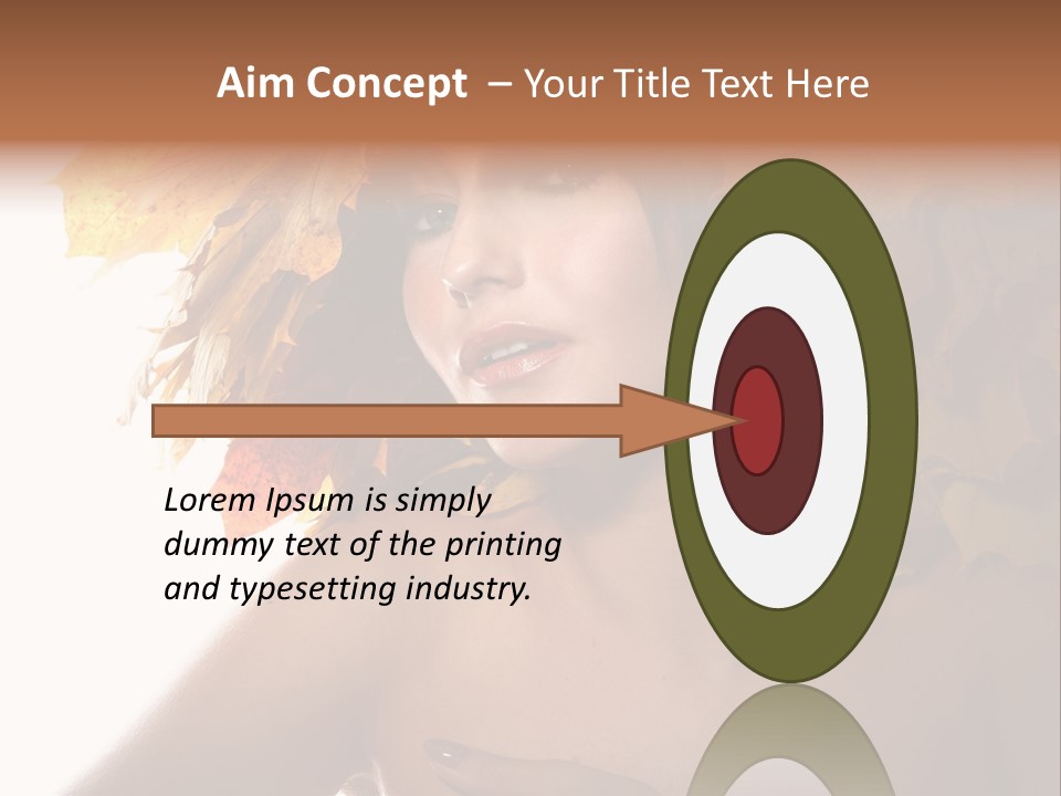 Orange Person Nature PowerPoint Template