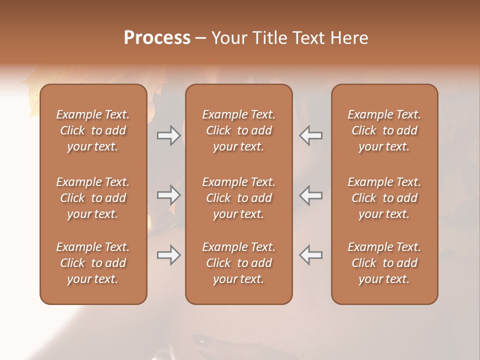 Orange Person Nature PowerPoint Template