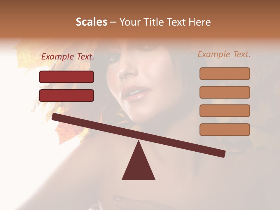 Orange Person Nature PowerPoint Template