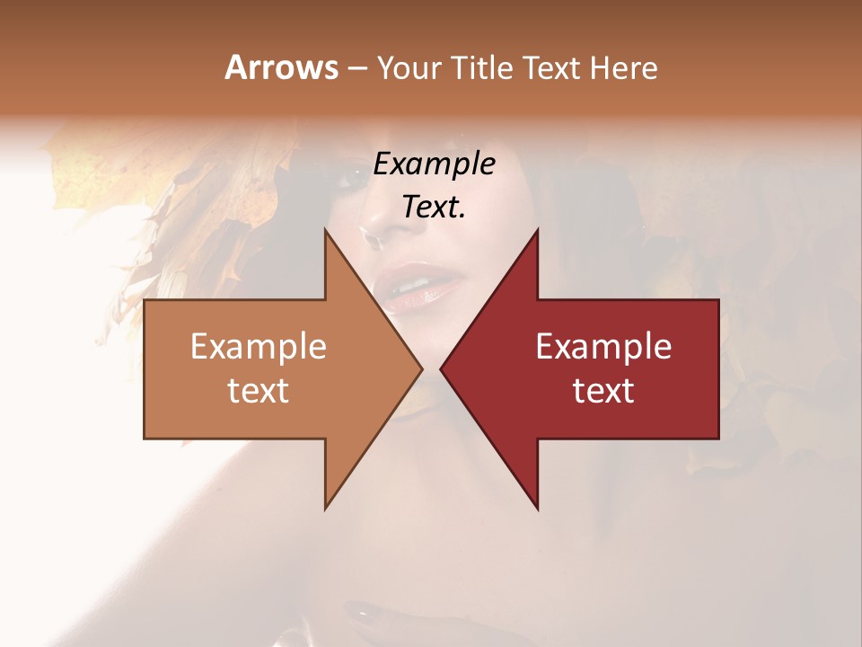 Orange Person Nature PowerPoint Template