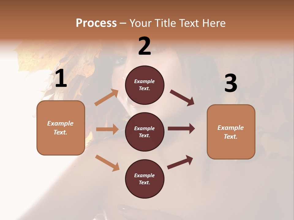 Orange Person Nature PowerPoint Template