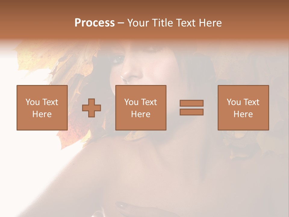 Orange Person Nature PowerPoint Template