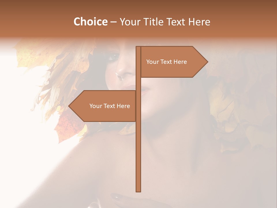 Orange Person Nature PowerPoint Template