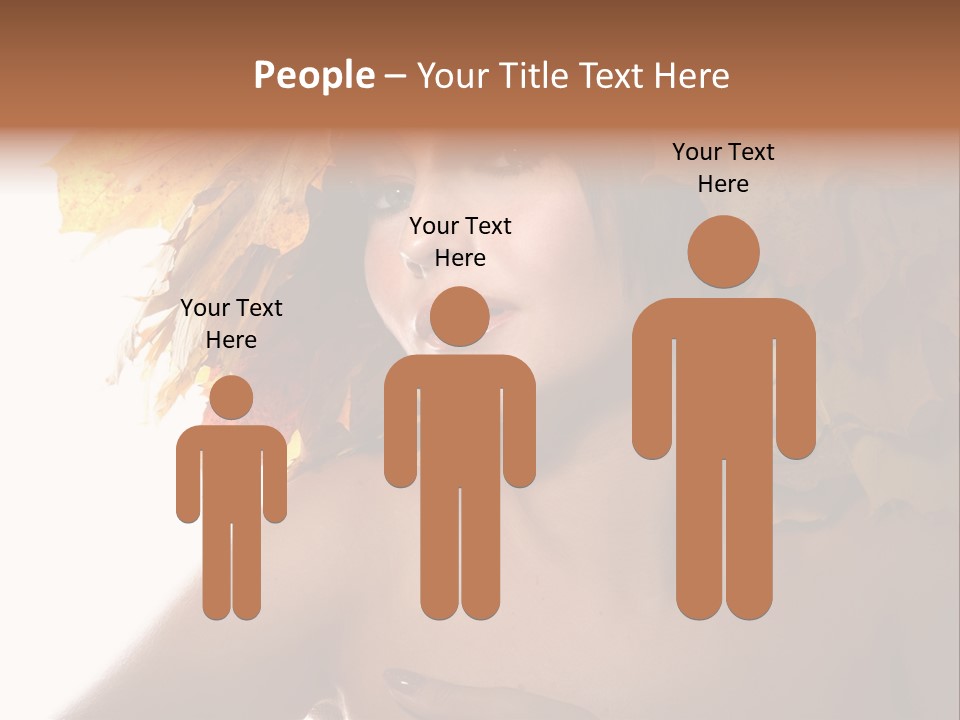 Orange Person Nature PowerPoint Template
