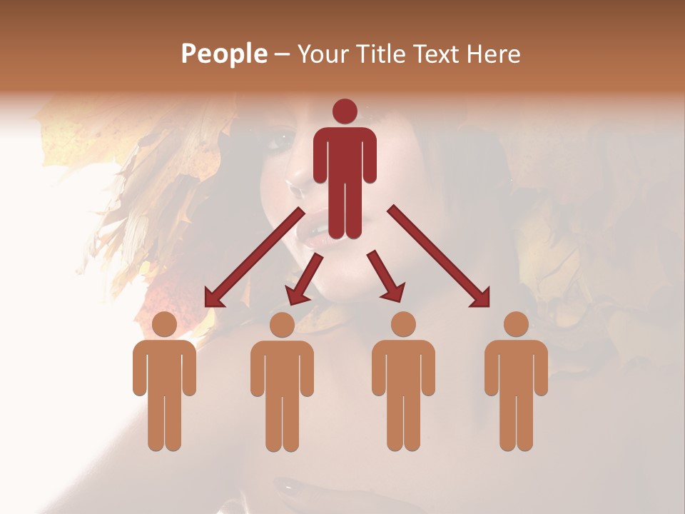 Orange Person Nature PowerPoint Template