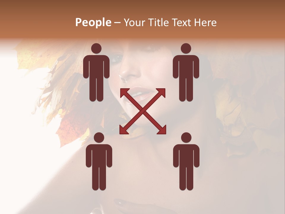 Orange Person Nature PowerPoint Template