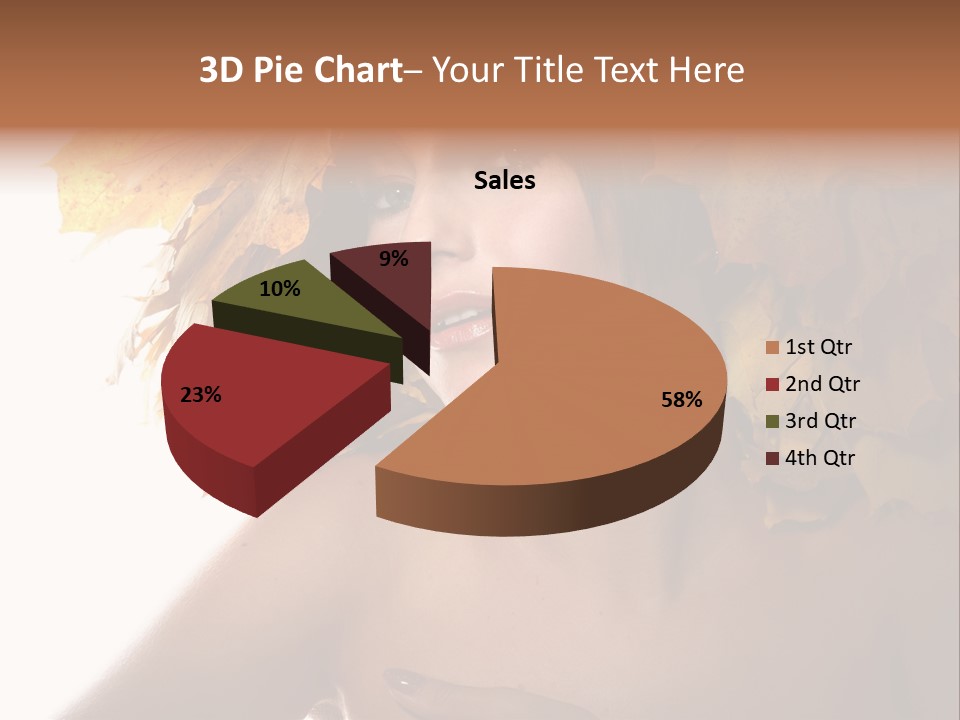 Orange Person Nature PowerPoint Template