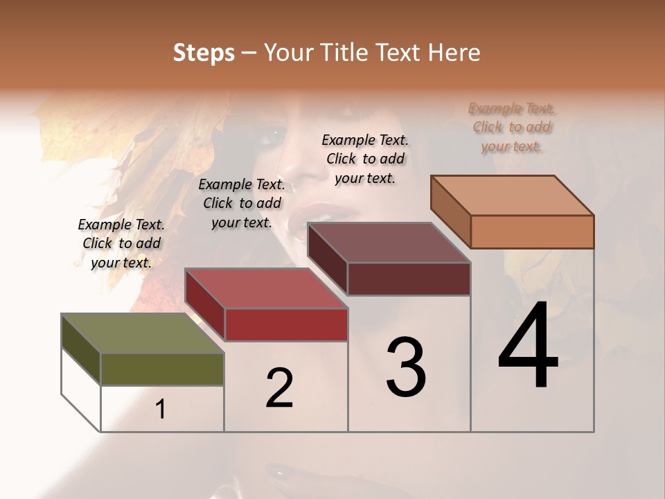 Orange Person Nature PowerPoint Template