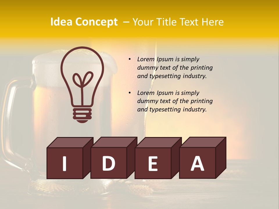 Wheat Space Light PowerPoint Template