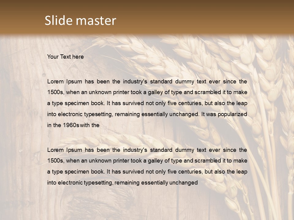 Plant Yellow Natural PowerPoint Template