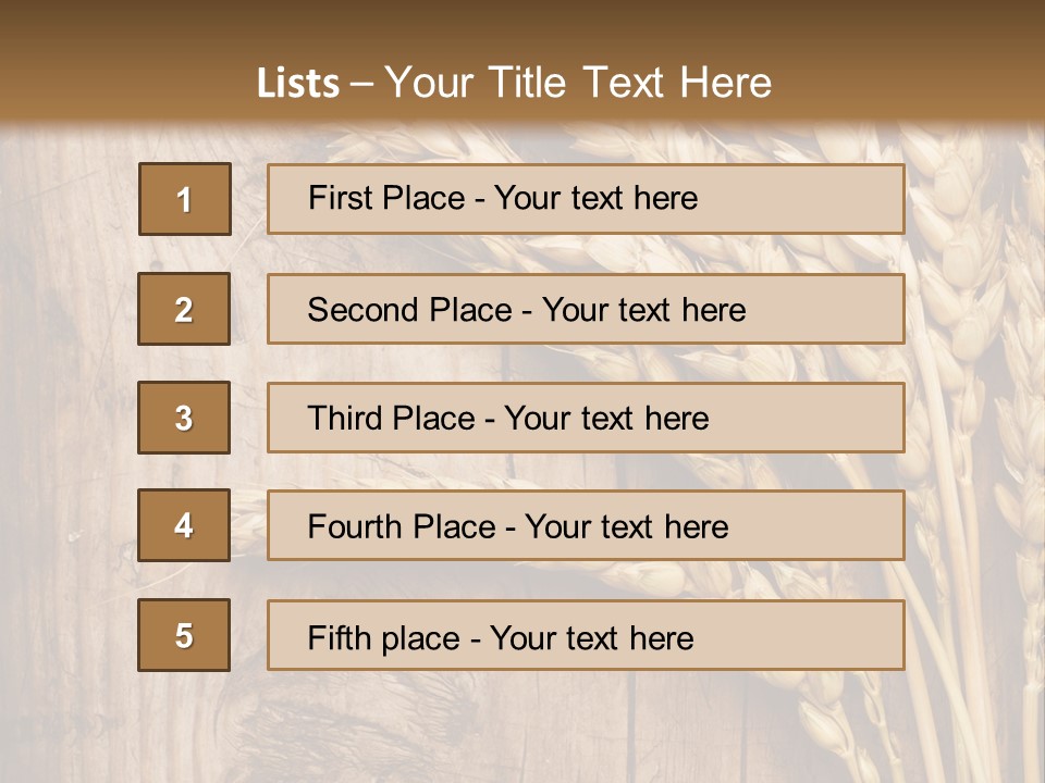 Plant Yellow Natural PowerPoint Template