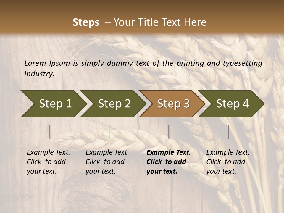 Plant Yellow Natural PowerPoint Template