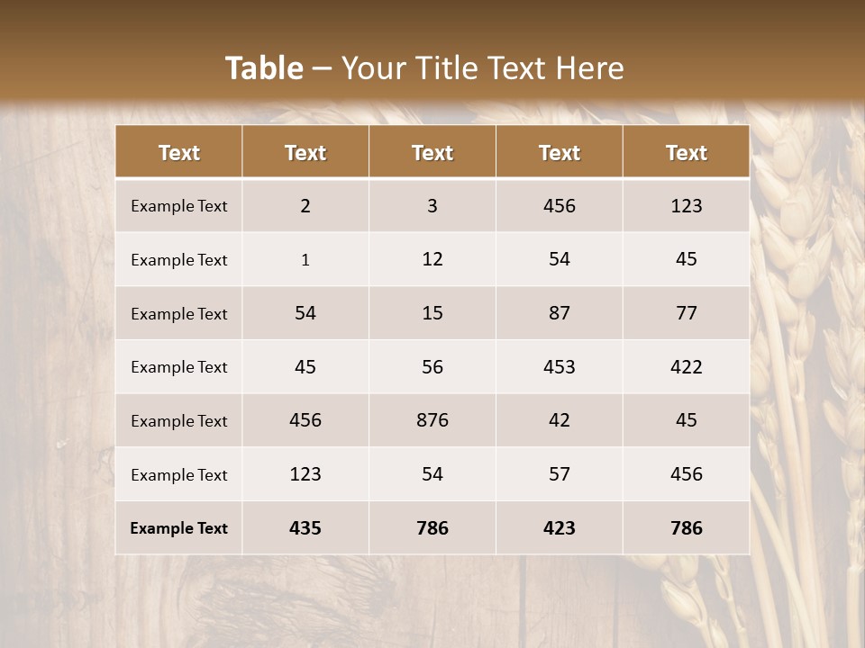 Plant Yellow Natural PowerPoint Template