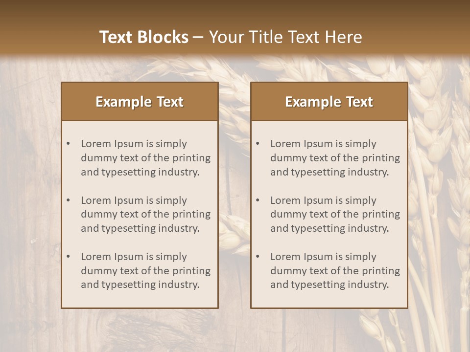 Plant Yellow Natural PowerPoint Template