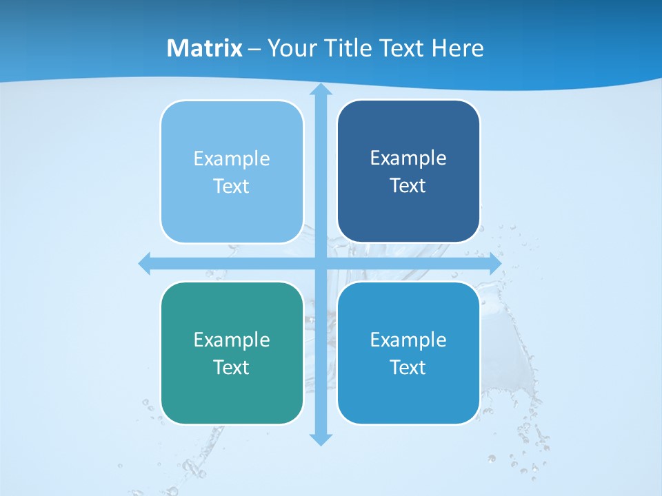 Isolated Shot Pour PowerPoint Template
