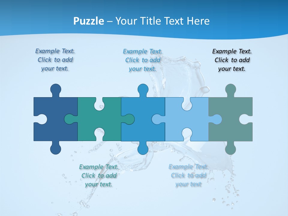 Isolated Shot Pour PowerPoint Template