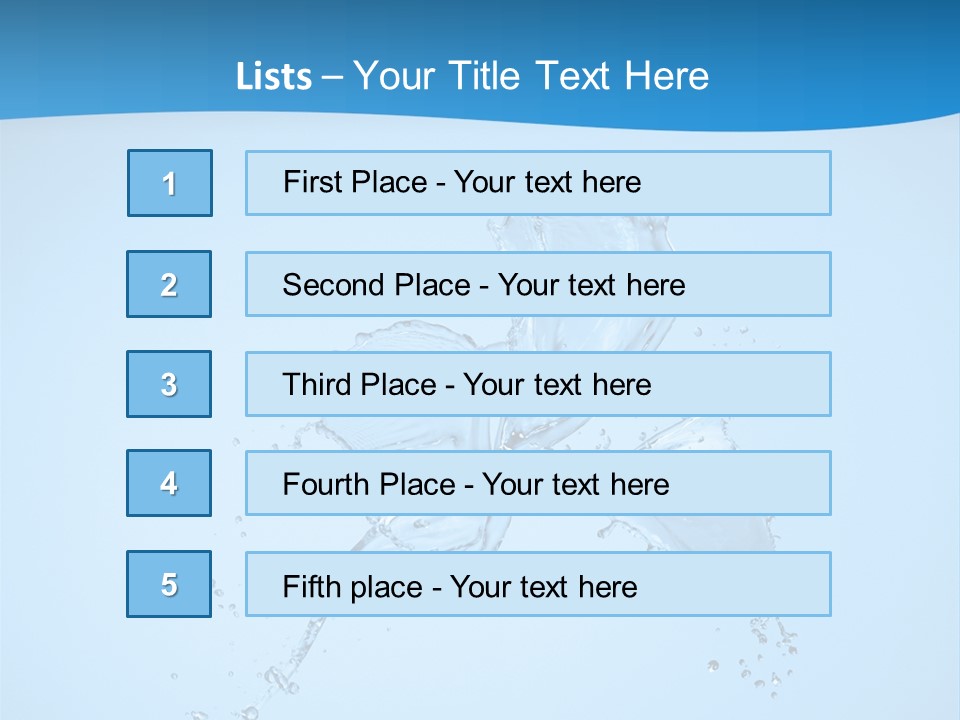 Isolated Shot Pour PowerPoint Template