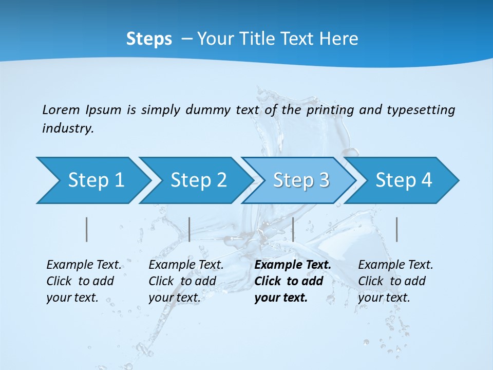 Isolated Shot Pour PowerPoint Template