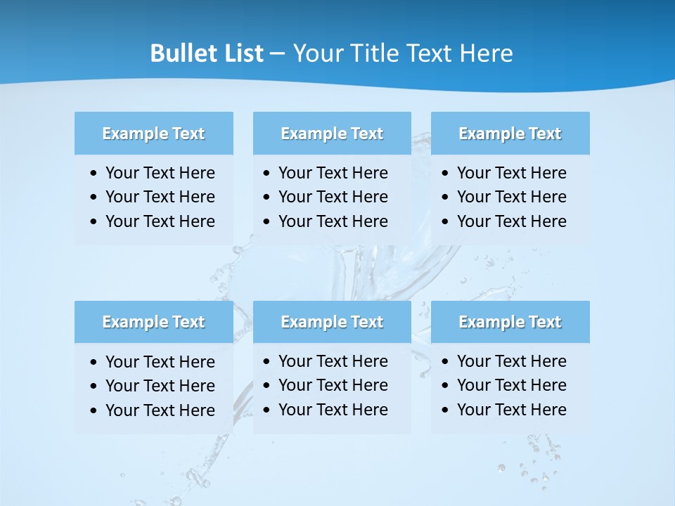 Isolated Shot Pour PowerPoint Template