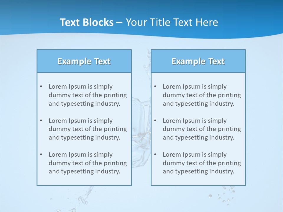 Isolated Shot Pour PowerPoint Template
