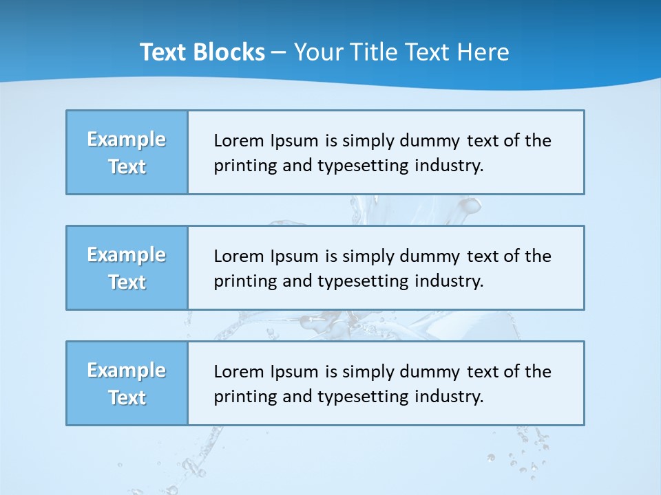 Isolated Shot Pour PowerPoint Template