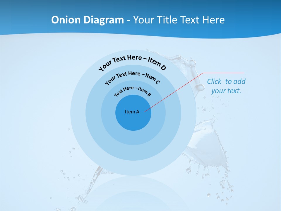 Isolated Shot Pour PowerPoint Template