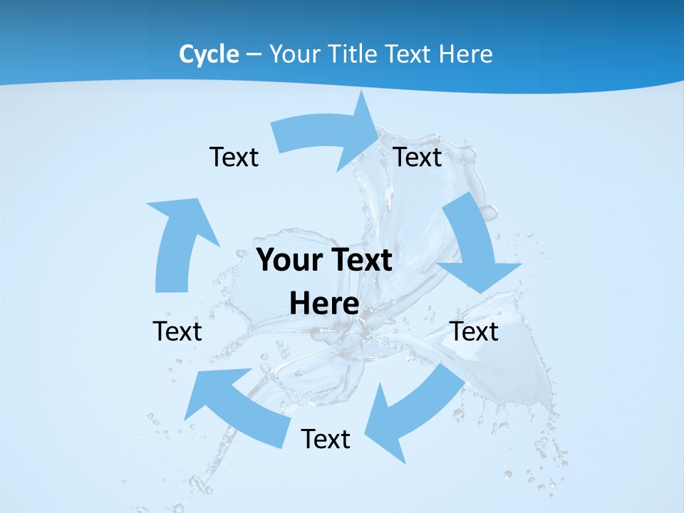Isolated Shot Pour PowerPoint Template