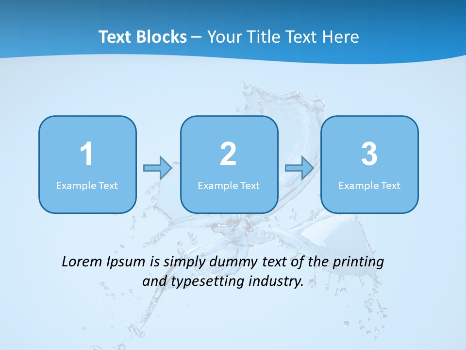 Isolated Shot Pour PowerPoint Template
