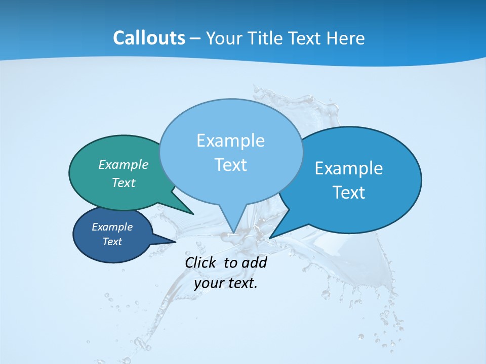 Isolated Shot Pour PowerPoint Template