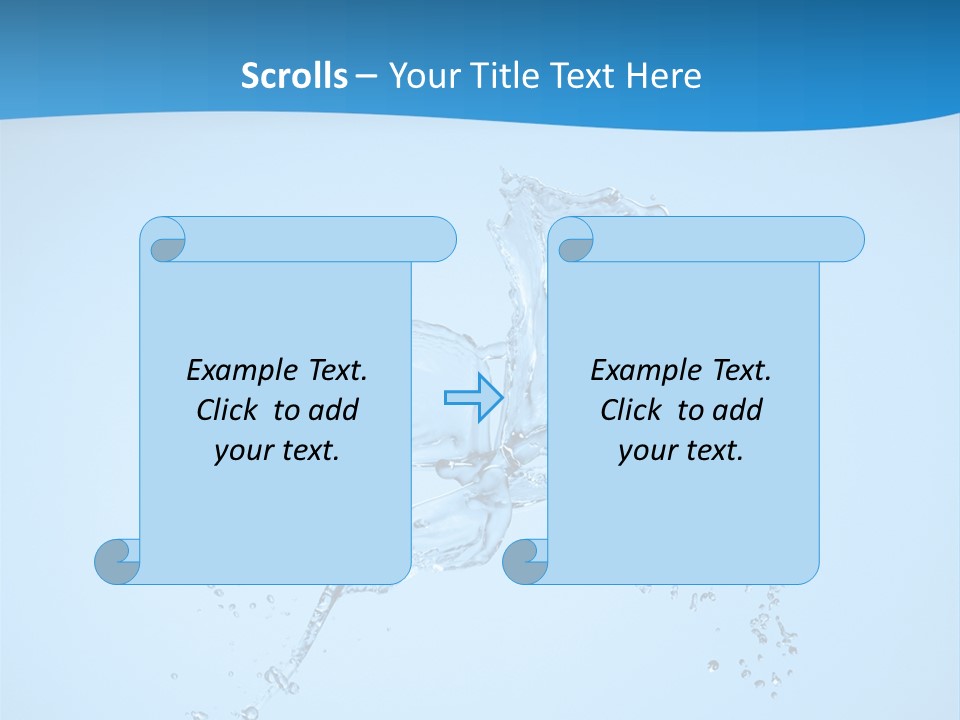 Isolated Shot Pour PowerPoint Template