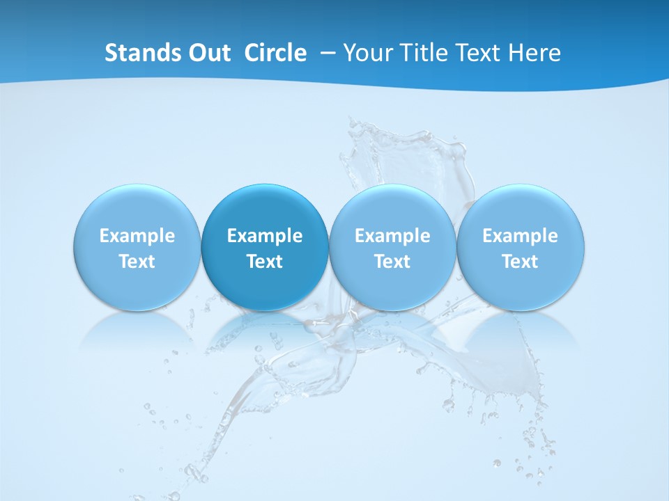 Isolated Shot Pour PowerPoint Template