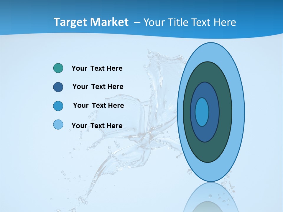 Isolated Shot Pour PowerPoint Template