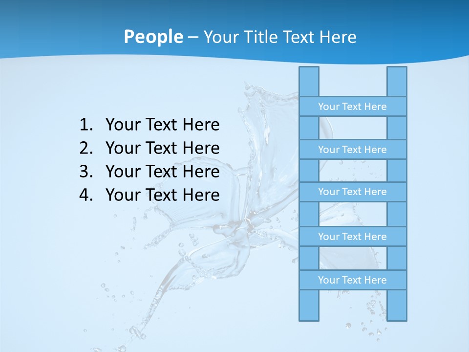 Isolated Shot Pour PowerPoint Template