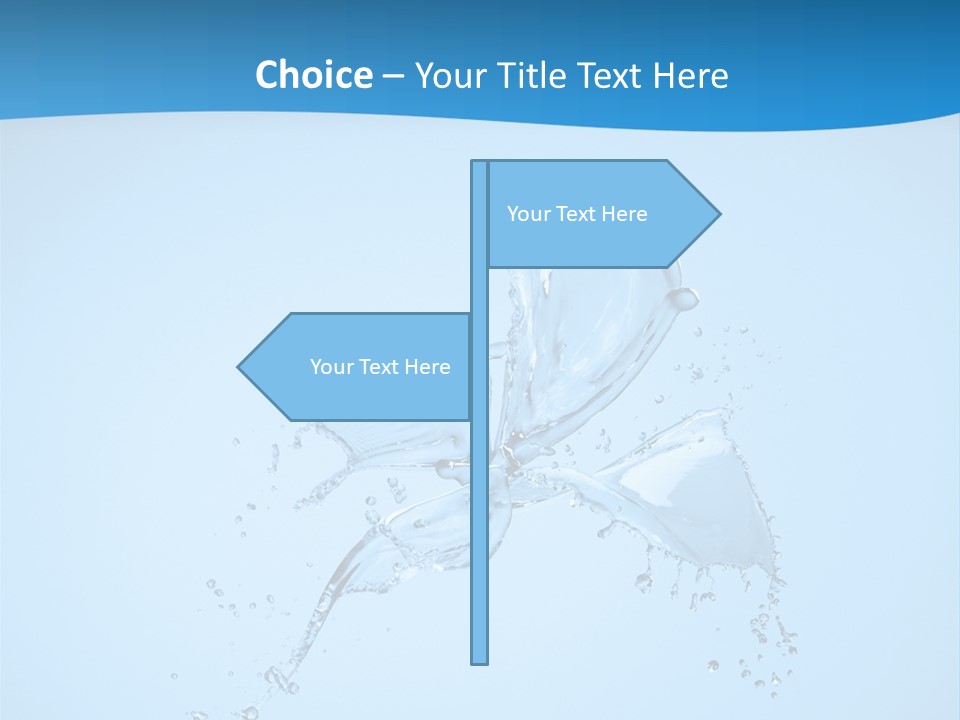 Isolated Shot Pour PowerPoint Template