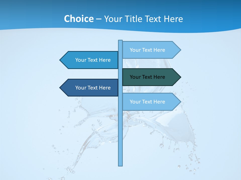Isolated Shot Pour PowerPoint Template