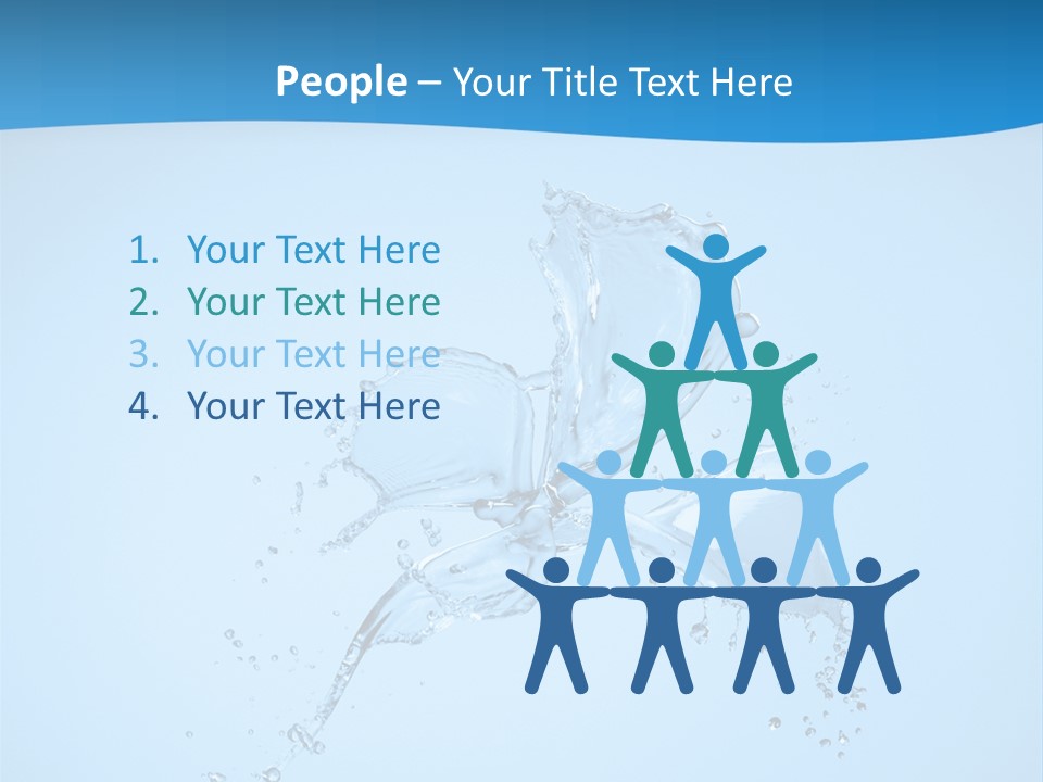 Isolated Shot Pour PowerPoint Template