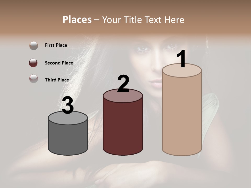 Perfect Dark Hair PowerPoint Template