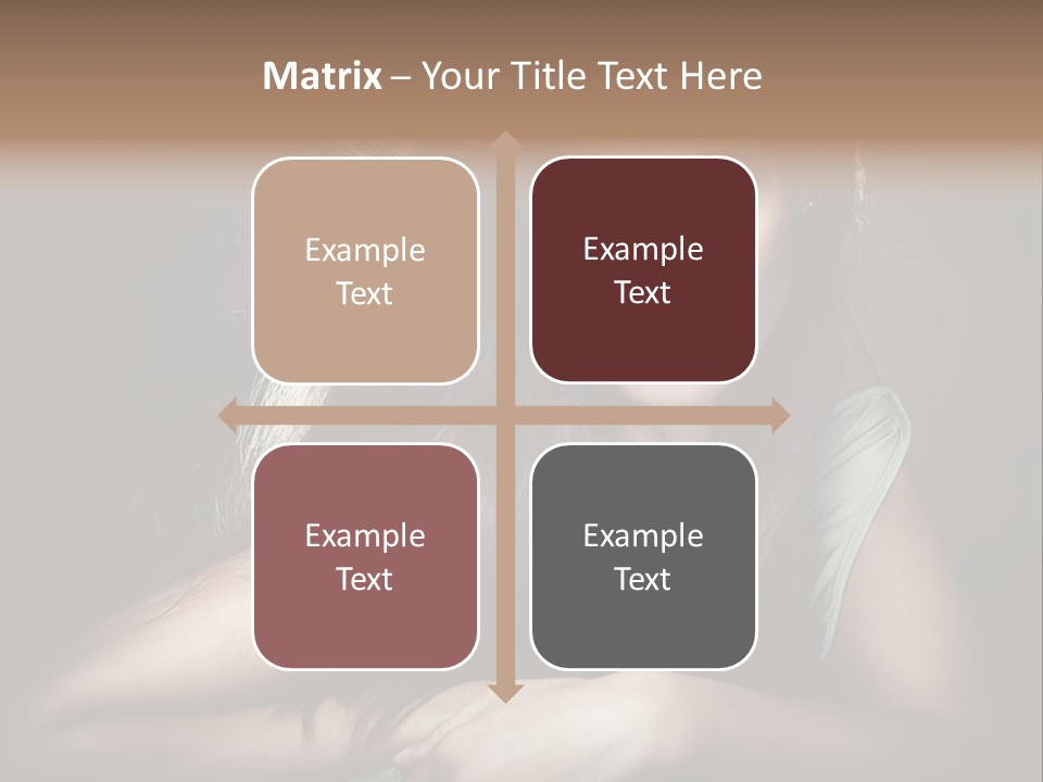 Perfect Dark Hair PowerPoint Template