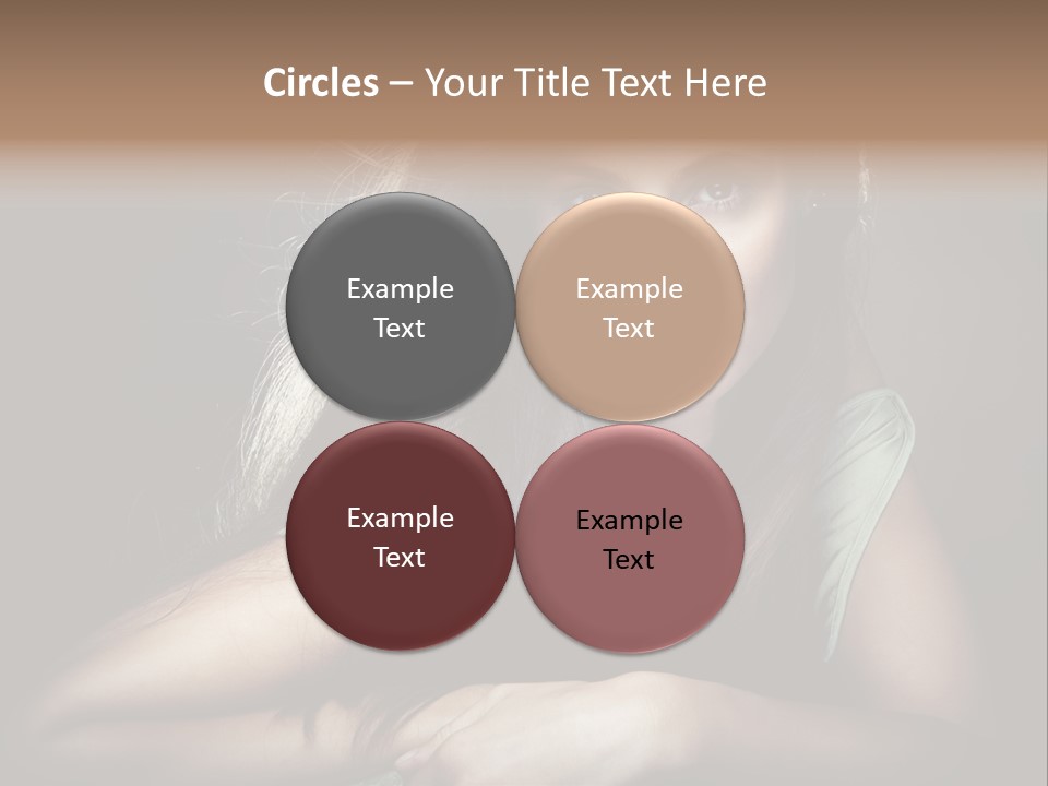 Perfect Dark Hair PowerPoint Template